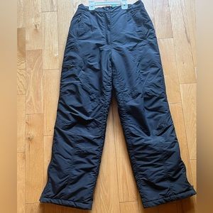 Girls black snow suit pants